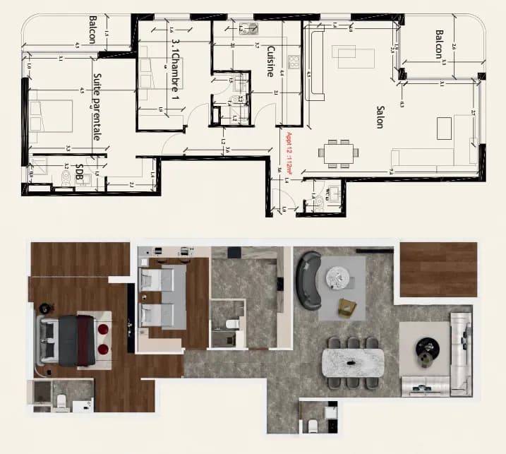 5th floor apartment 18